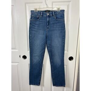 Ralph Lauren Straight Leg Jeans Size 10 Blue High Rise Black Label